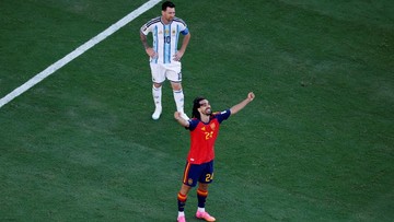 Messi Minta Kartu Merah untuk Cucurella, Wasit Tak Beri Sanksi