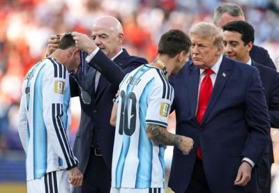 Pemain Argentina Tolak Jabat Tangan Trump Usai Kalah di Final Piala Dunia 2026