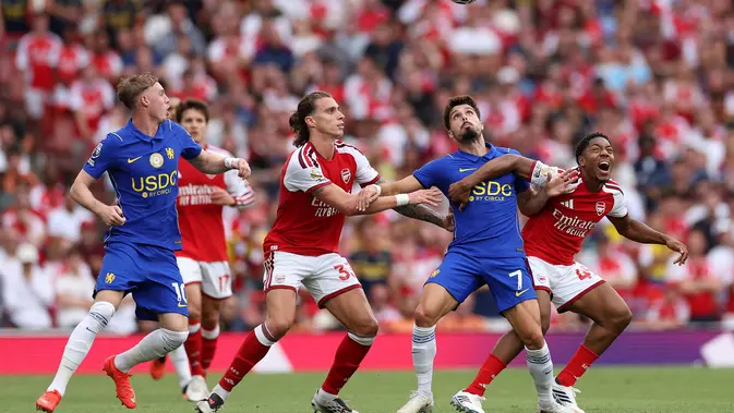 Arsenal Kalahkan Chelsea 2-1 di Derby London, Odegaard Pencetak Gol Penentu