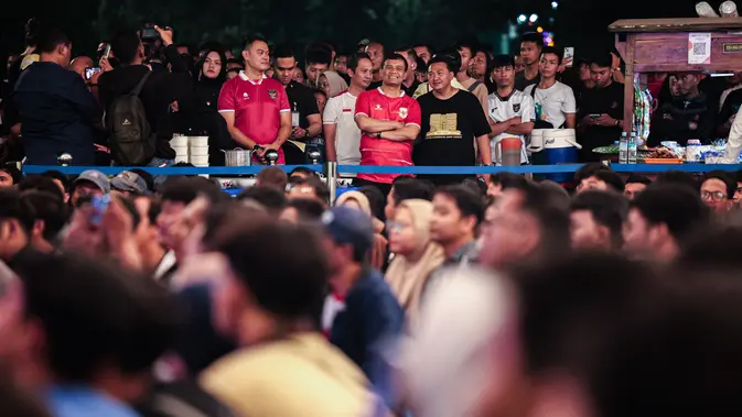 Timnas Indonesia Menang 2-0 atas Singapura dalam Nonton Bareng di Kantor Gubernur Jateng