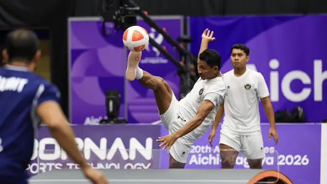 Yoga Ardika Putra Raih Medali Pertama Teqball Indonesia di Asian Games 2026