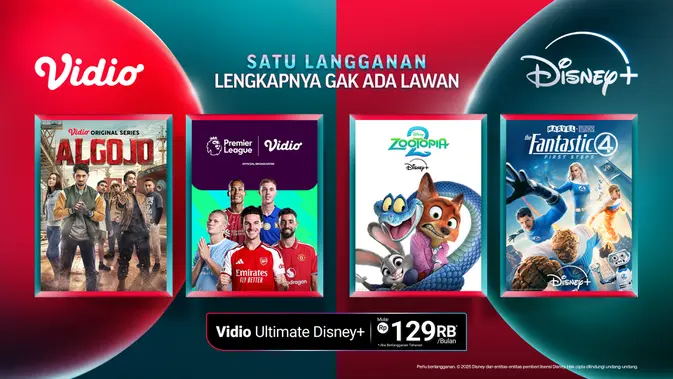 Disney+ dan Vidio Luncurkan Paket Berlangganan Terpadu di Indonesia